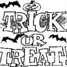 halloween colouring pages kids