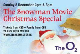 The Snowman Movie O2 Dublin