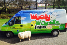 "Wooly Ward’s Mobile Petting Farm"