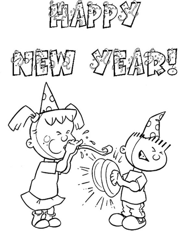 Free Printable New Years Coloring Pages Free Printable New Year 2021