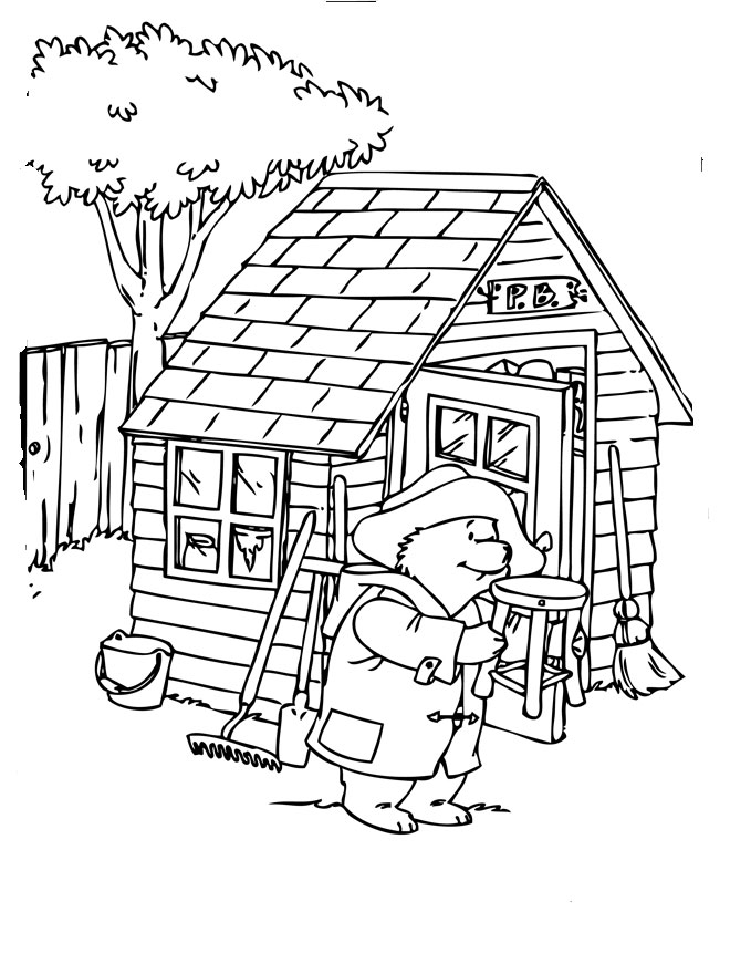 paddington bear colouring pages free to print and colour