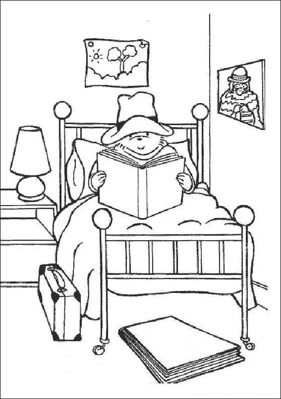 paddington bear colouring pages free to print and colour