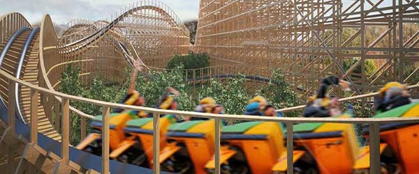 "Tayto Park Rollercoaster - The Cú Chulainn Coaster"