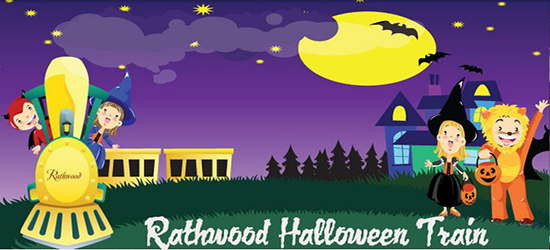"Rathwood Pumpkin Train Halloween"