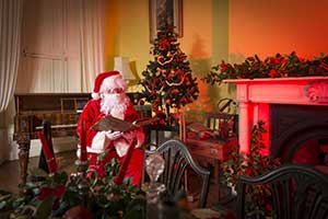 "Santa at Ardgillan Castle"