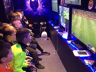 "Gaming Party Van For Kids Birthday Parties"