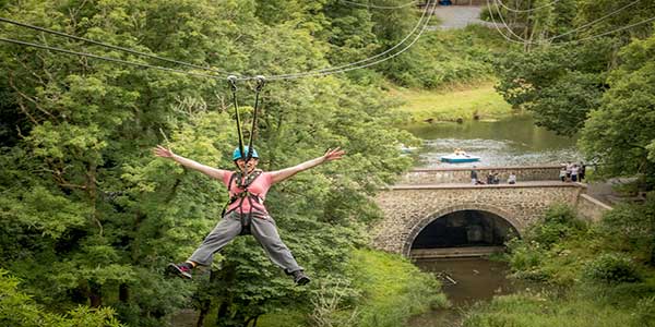 "The Castlecomer Discovery Park Zipline"