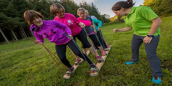 "Team Building Activities At The Castlecomer Discovery Park"