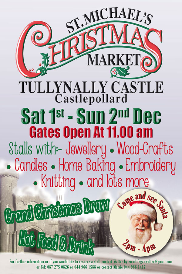 "Tullynally Castle Gardens Christmas Market"