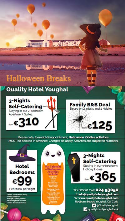 "Quality Hotel Halloween Breaks"