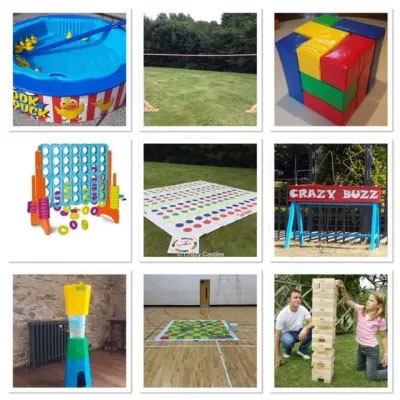 "champion castles giant party games"