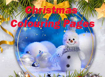 "christmas colouring pages"