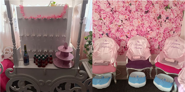 "pamper parlour kids parties"