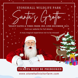 "stonehall wildlife park visit santa"