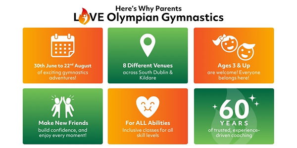 "olympian gymnastic summer gym fun"