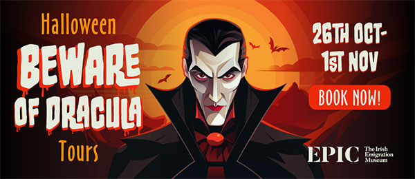 "epic halloween beware of dracula tours"